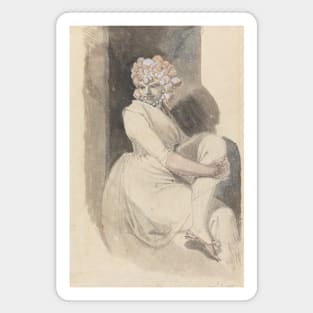 Study of a Seated Woman by Henry Fuseli Magnet